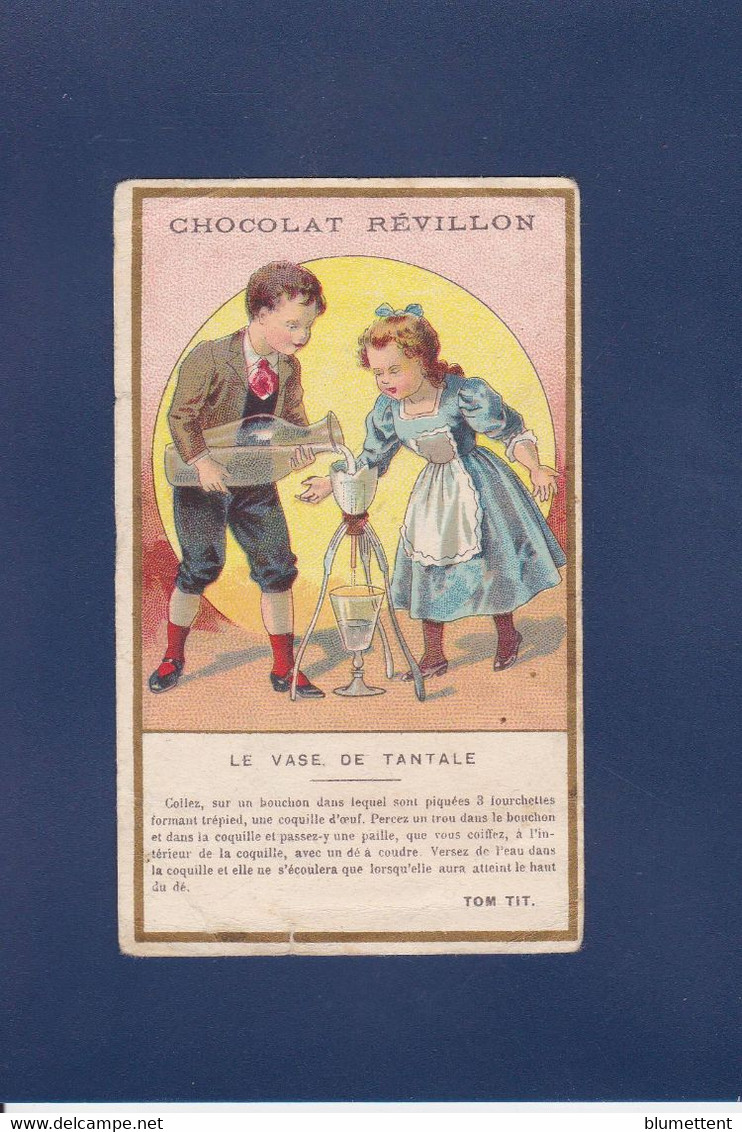 Chromos > Chocolat > Revillon Magie Magicien Magician Publicité Au Dos - Revillon