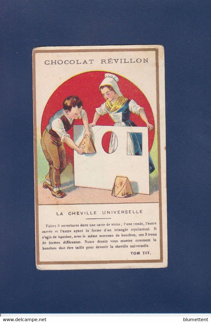 Chromos > Chocolat > Revillon Magie Magicien Magician Publicité Au Dos - Revillon