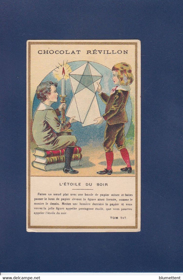 Chromos > Chocolat > Revillon Magie Magicien Magician Publicité Au Dos - Revillon