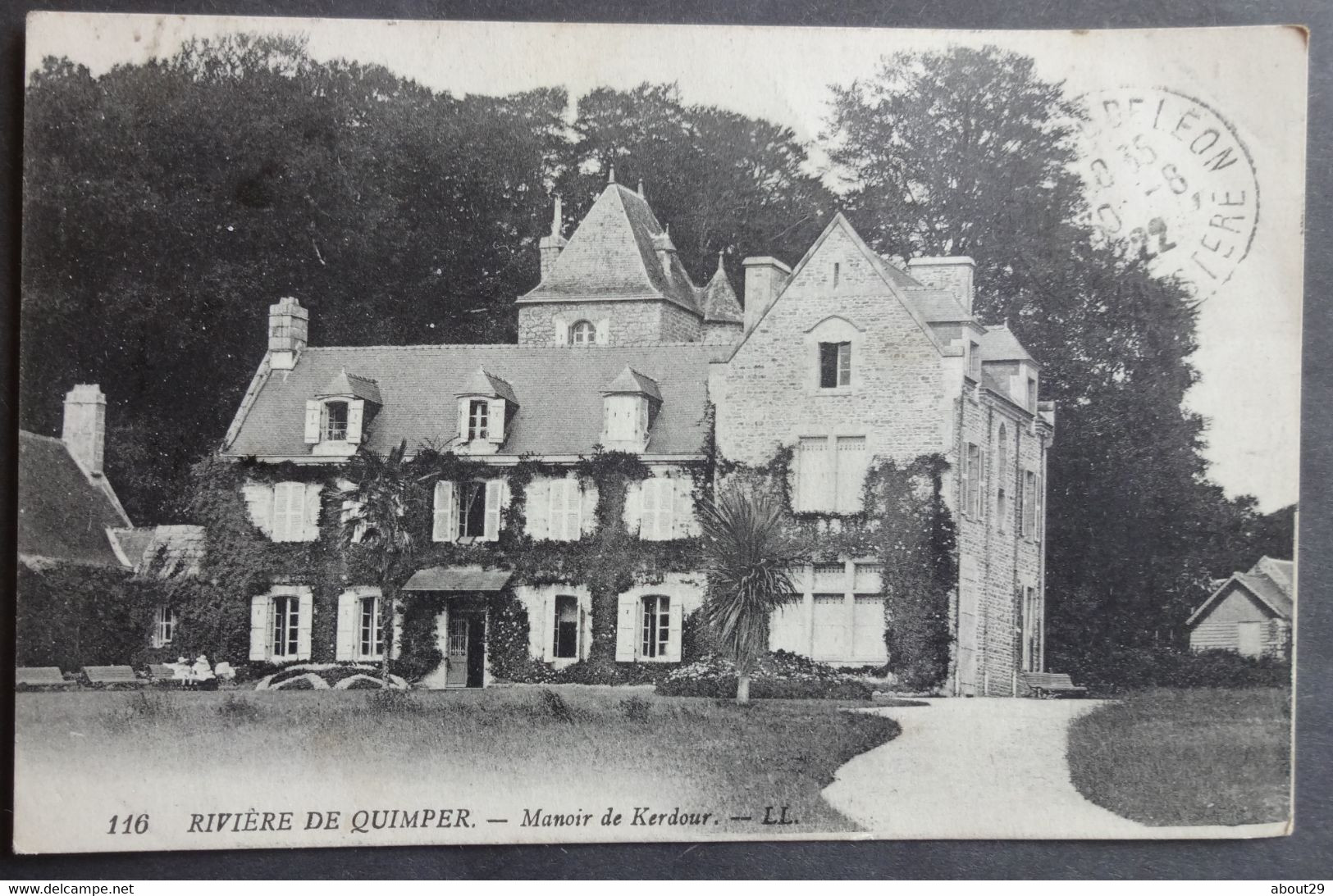 CPA 29 RIVIERE DE QUIMPER - Manoir De Kerdour - LL 116 - Réf. A 48 - Quimper