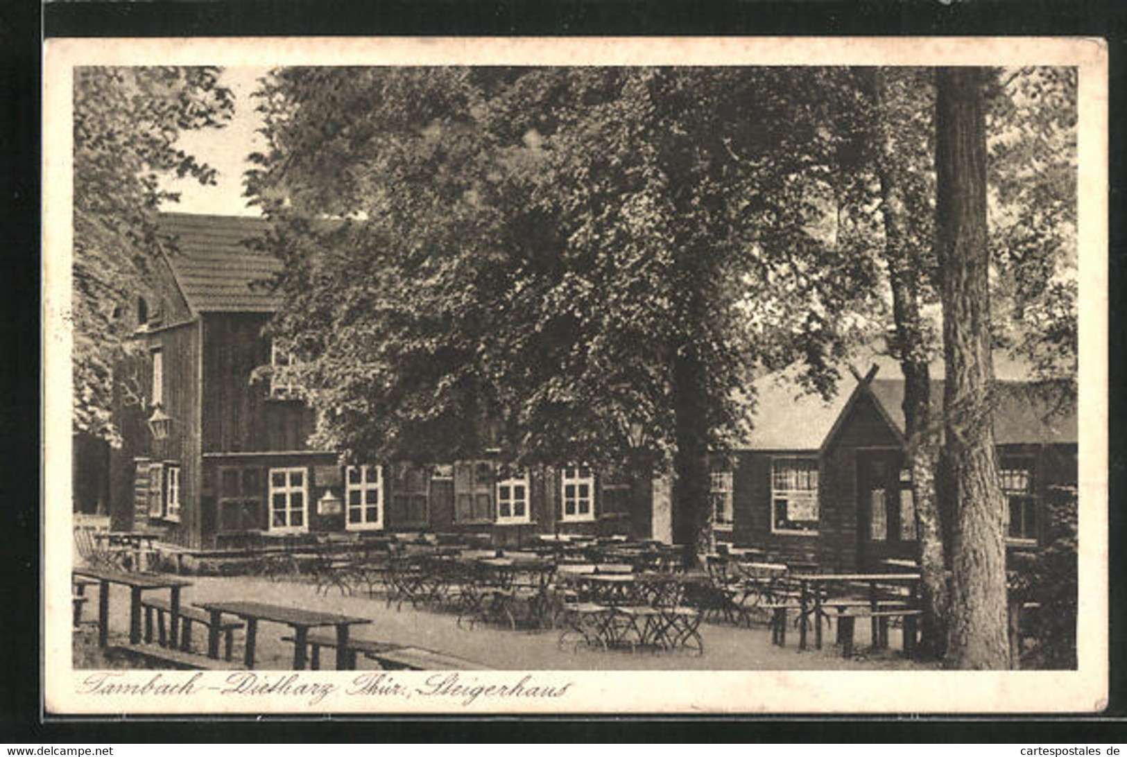 AK Georgenthal I. Th., Gasthaus Steigerhaus - Georgenthal