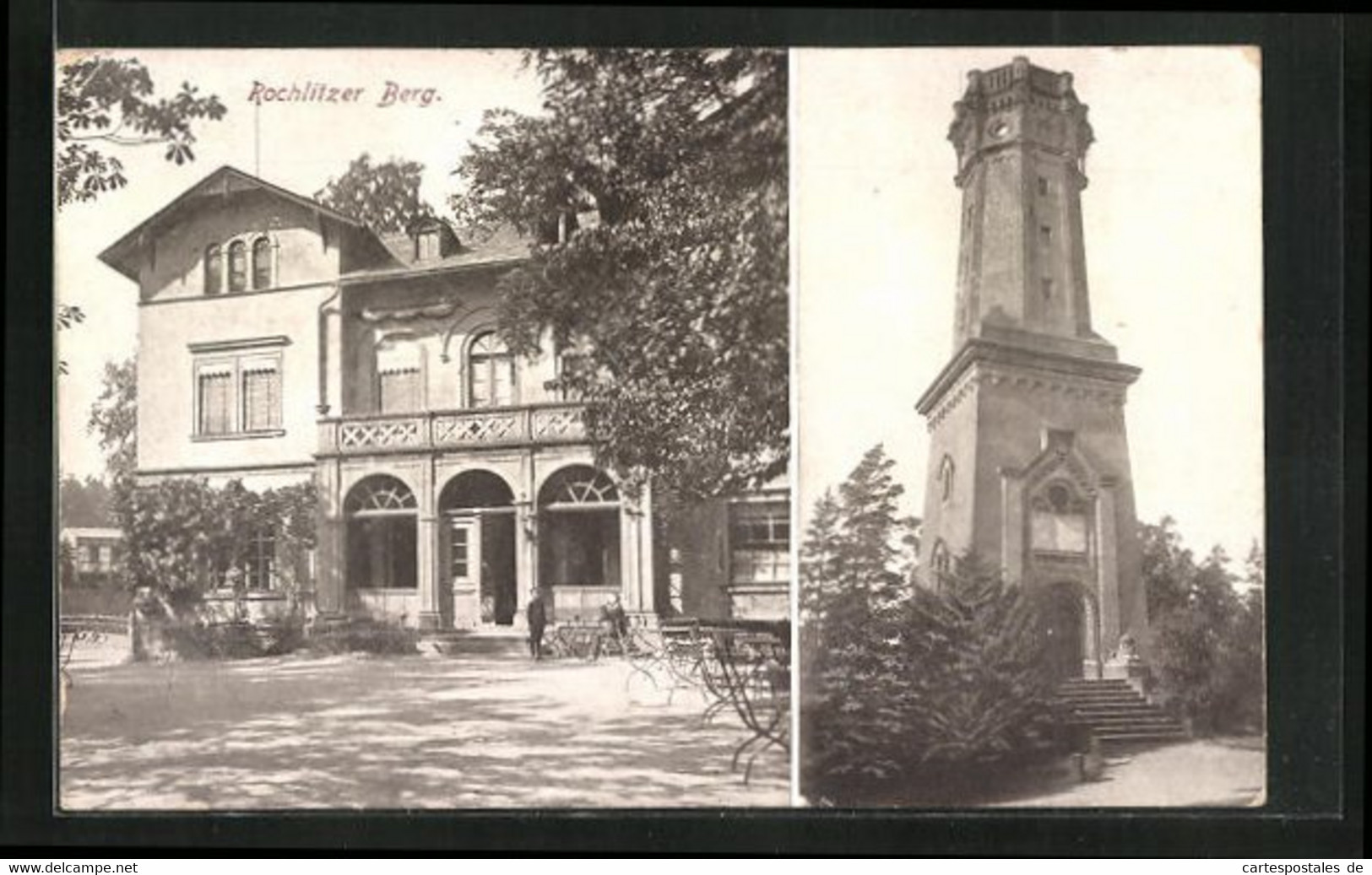 AK Rochlitzer Berg, Gasthaus Und Turm - Rochlitz