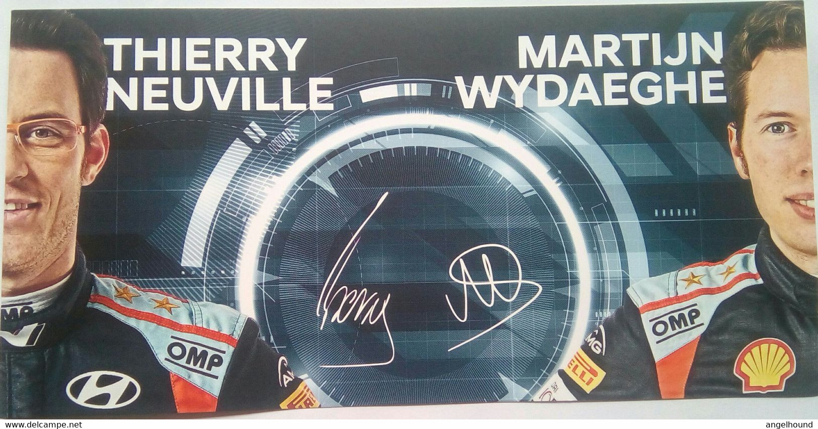 Thierry Neuville And Martijn Wydaeghe ( Hyundai Motorsport Race Car Driver ) - Handtekening