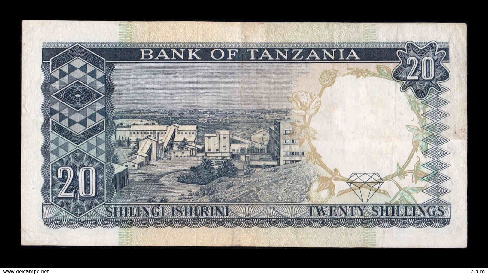 Tanzania 20 Shilingi / Shillings 1966 Pick 3b Sign 2 BC F - Tansania