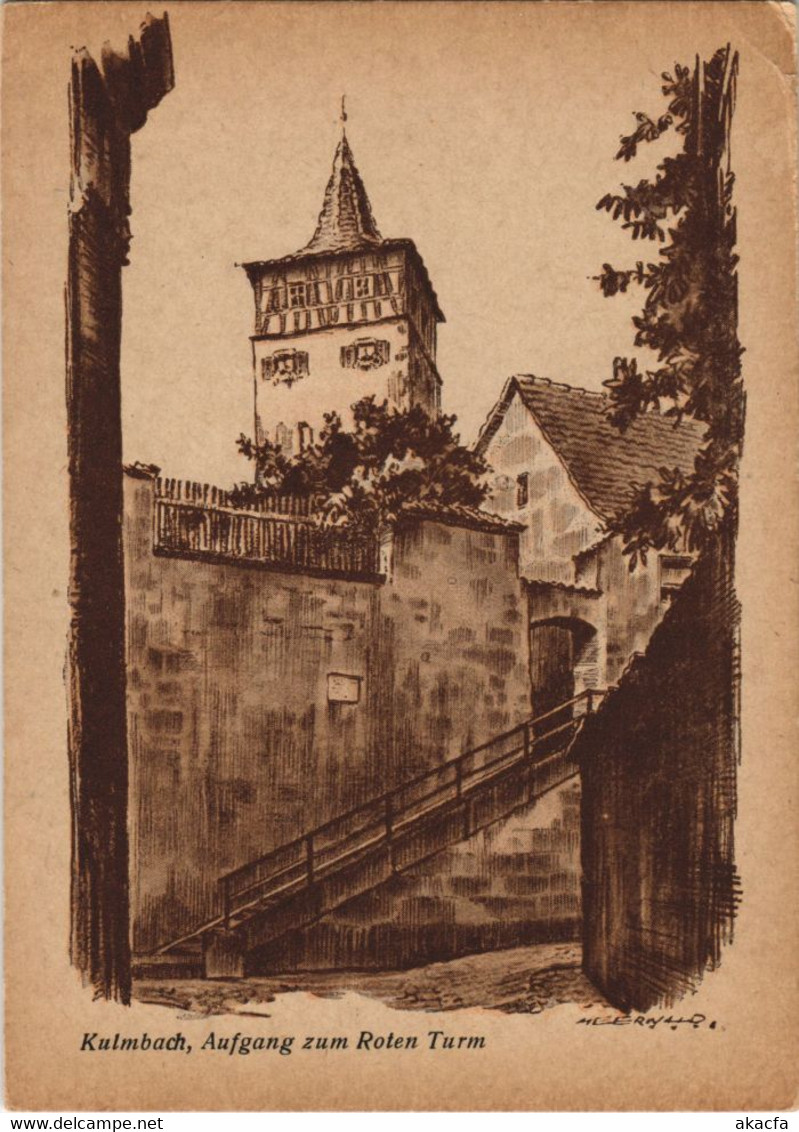 CPA AK Kulmbach Aufgang Zum Roten Turm GERMANY (1133681) - Kulmbach