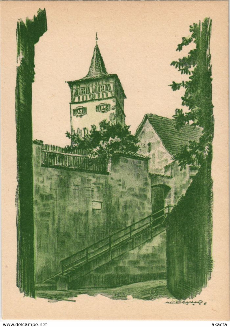 CPA AK Kulmbach Aufgang Zum Roten Turm GERMANY (1133697) - Kulmbach