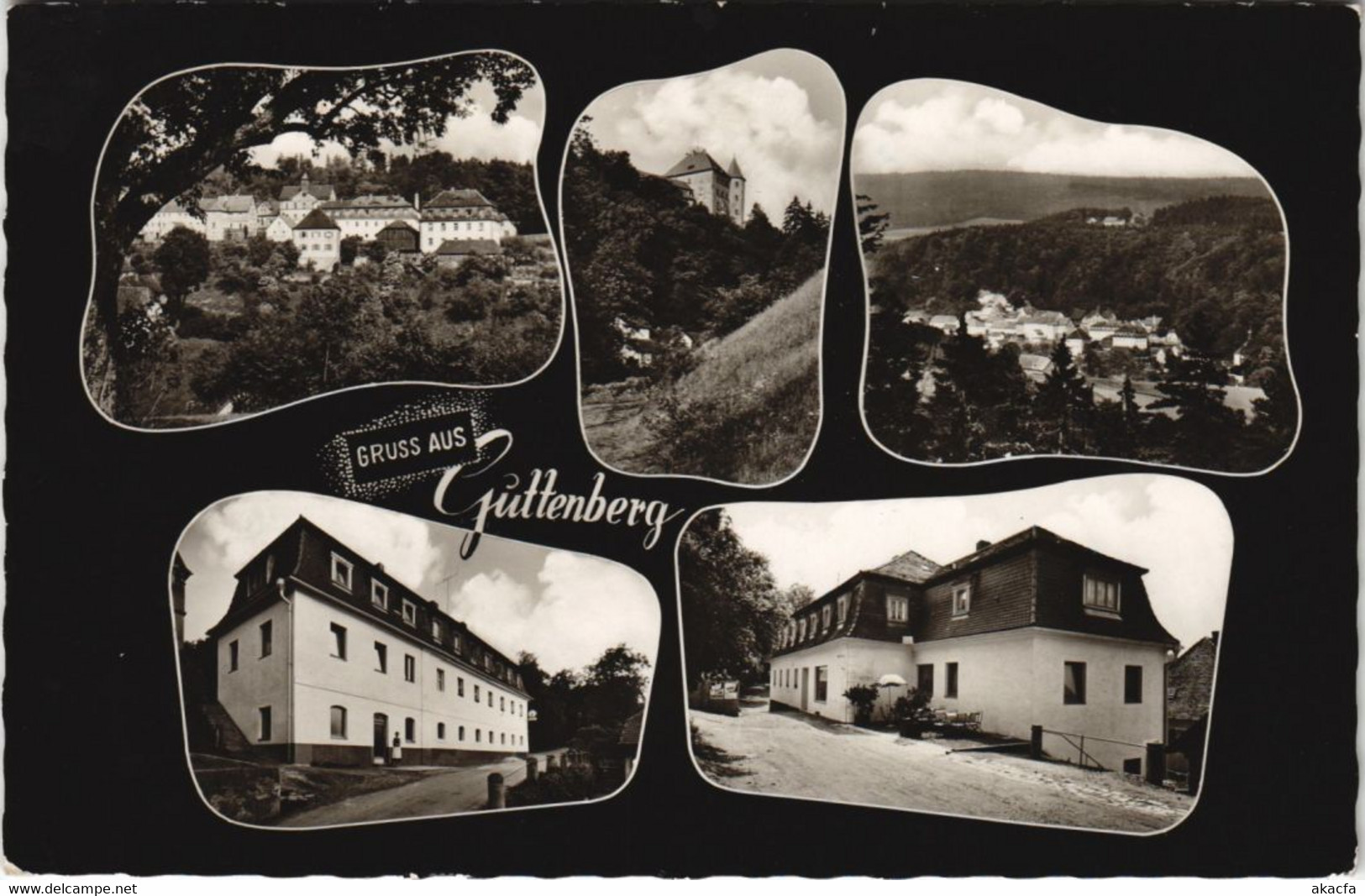 CPA AK Kulmbach Gruss Aus Guttenberg GERMANY (1133717) - Kulmbach