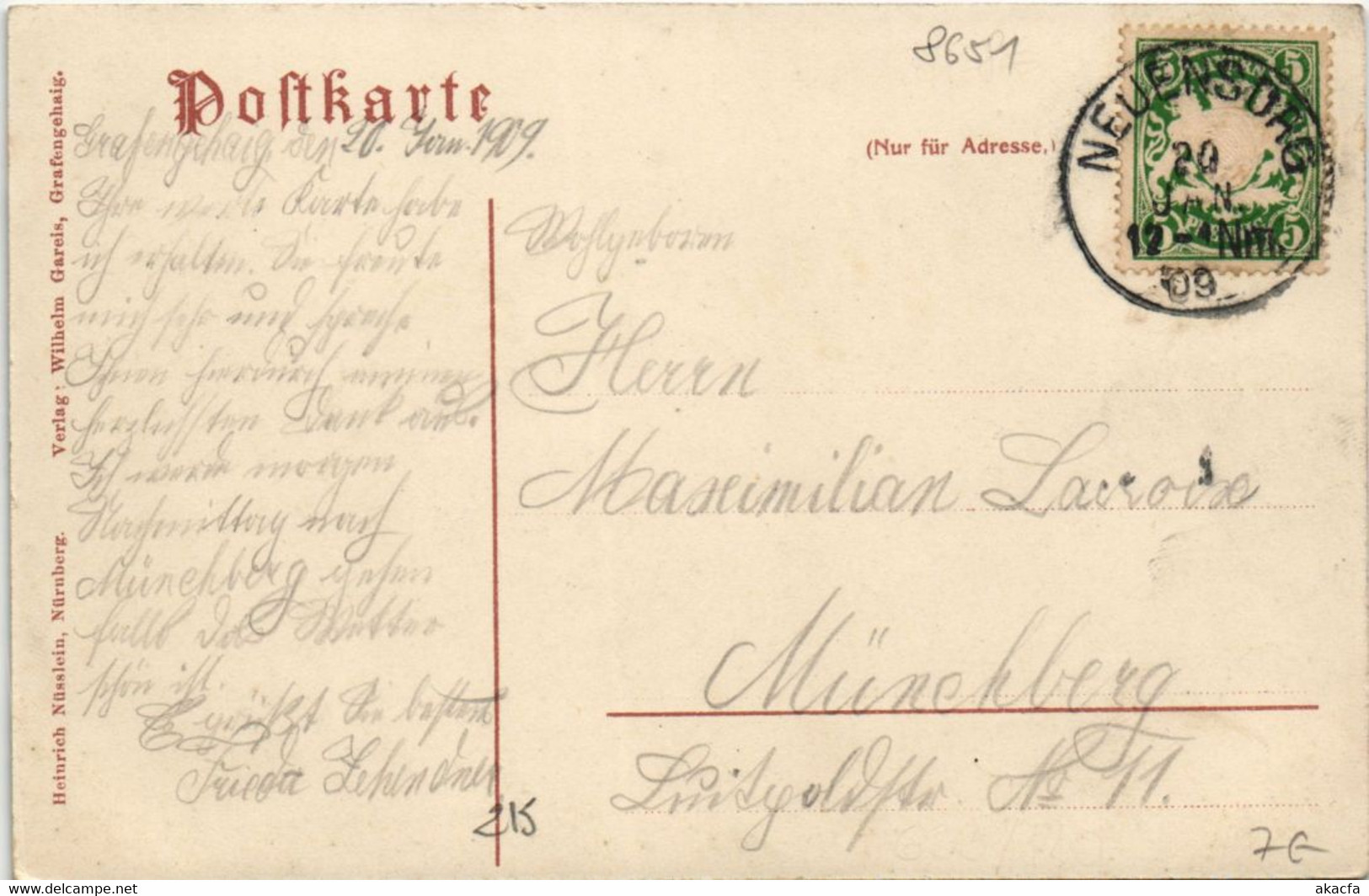 CPA AK Kulmbach Grafengehaig GERMANY (1133720) - Kulmbach