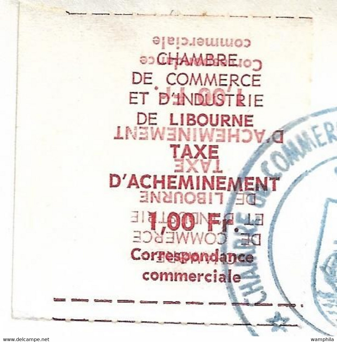 France Grève N°6 Libourne, Variété Double Impression Dont Une Renversée Sur Lettre. RARE. - Altri & Non Classificati