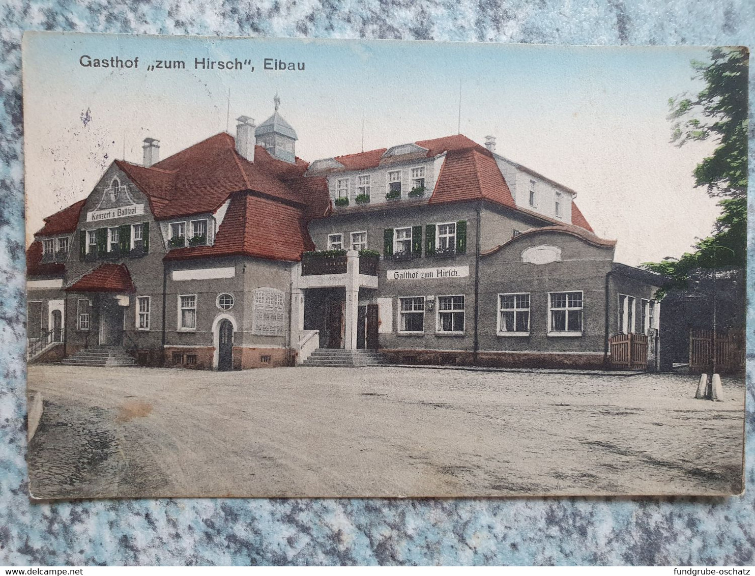 AK Kottmar OT Eibau Gasthof Zum Hirsch Gelaufen 1913 - Neugersdorf