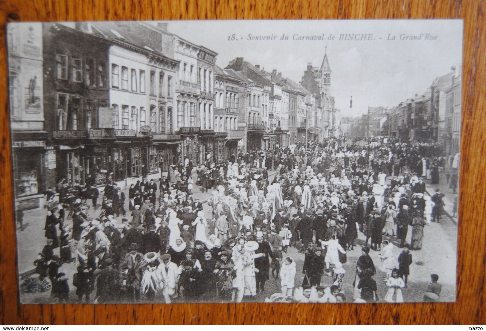 5214/Souvenir Du Carnaval De BINCHE-La Grand'Rue (1921) - Carnevale