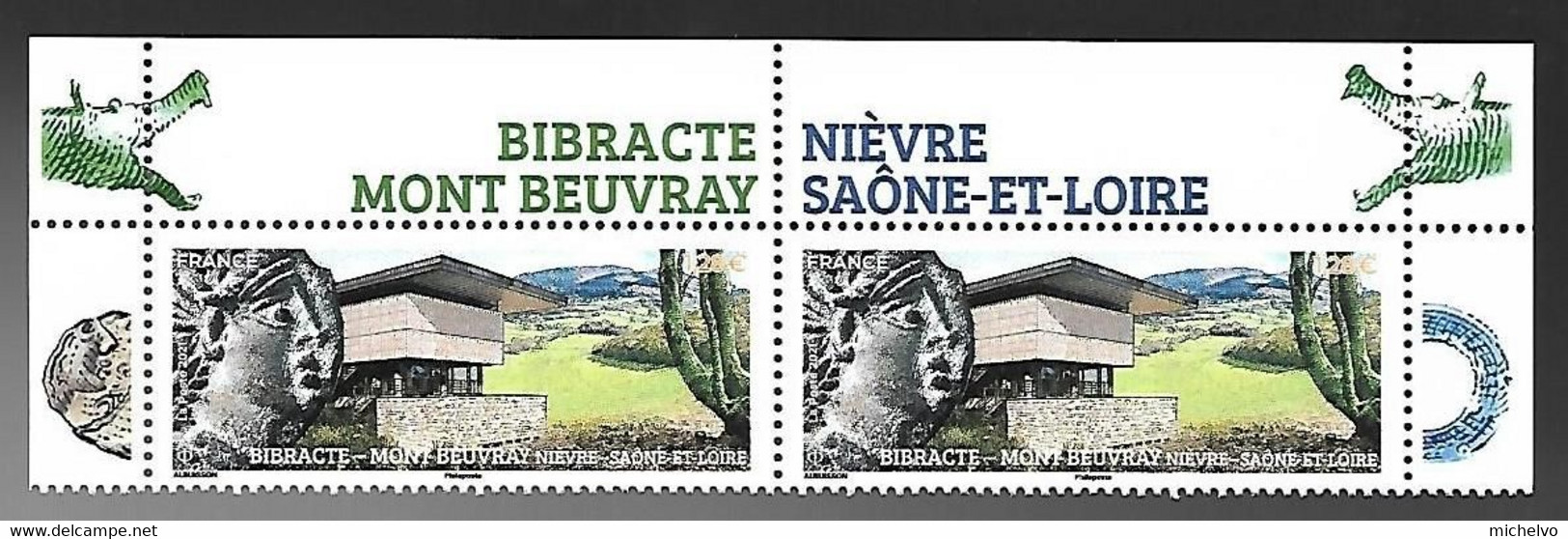 France 2021 - Yv N° 5488 ** - Bibracte - Mont Beuvray  -  Nièvre - Saône-et-Loire - Ongebruikt