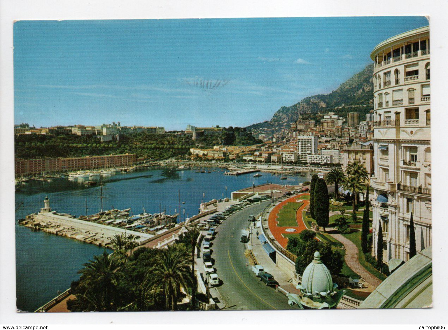 - CPM MONACO - Le Port Et Les Terrasses De L'Hôtel De Paris 1967 - Edition AJAX 11.981 - - Hôtels