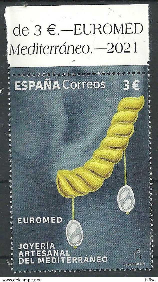 ESPAÑA 2021 - EUROMED - Joyería Artesanal Del Mediterráneo ** MNH - Unused Stamps