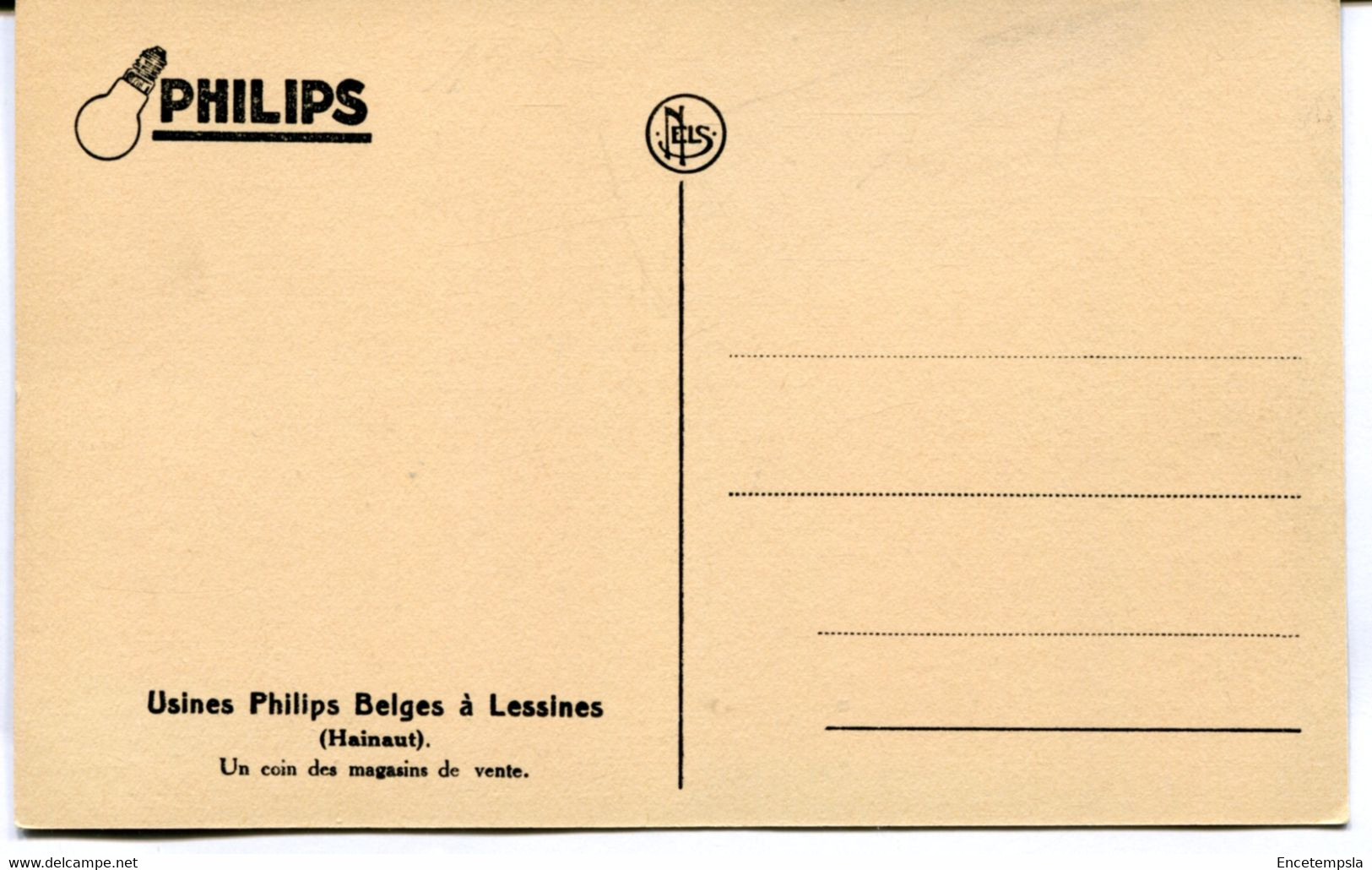 CPA - Carte Postale - Belgique - Lessines - Usines Philips Belges - Un Coin Des Magasins De Vente (MO17614) - Lessines