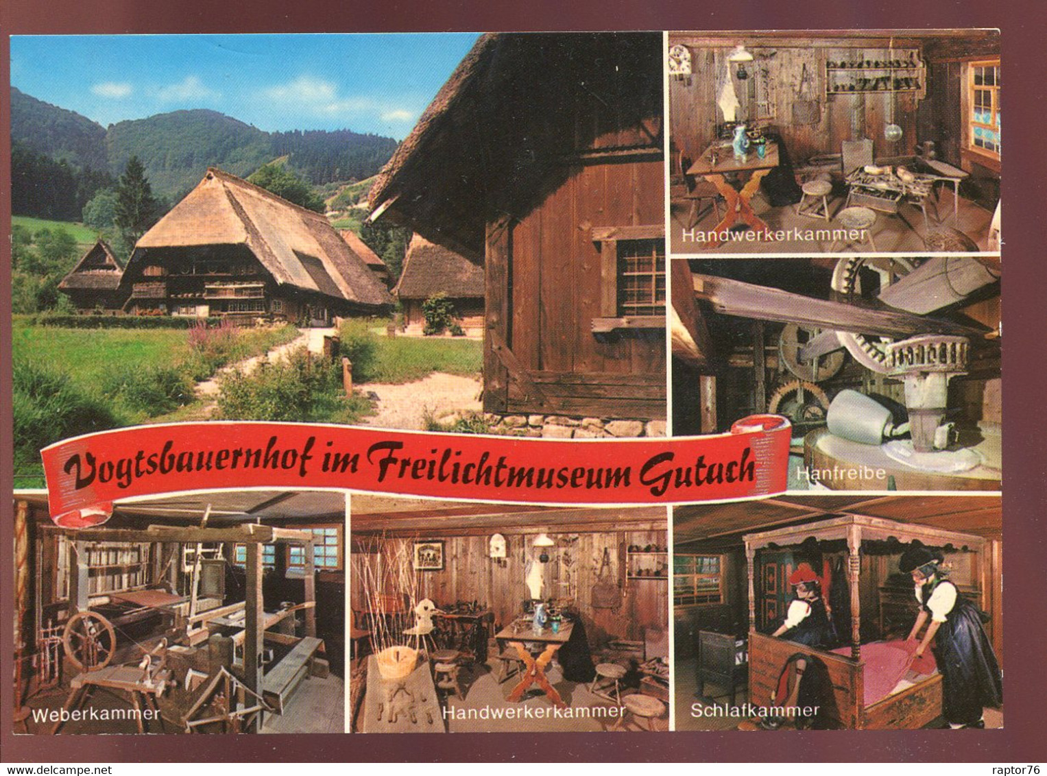 CPM Neuve Allemagne GUTACH Schwarzwälder Freilichtmuseum Vogtsbauernhof Multi Vues - Gutach (Schwarzwaldbahn)