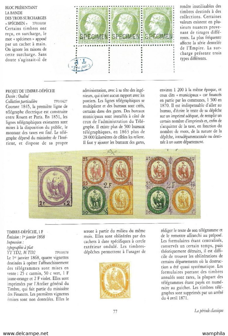 France, Patrimoine Du Timbre-poste 927 Pages - Filatelia E Storia Postale
