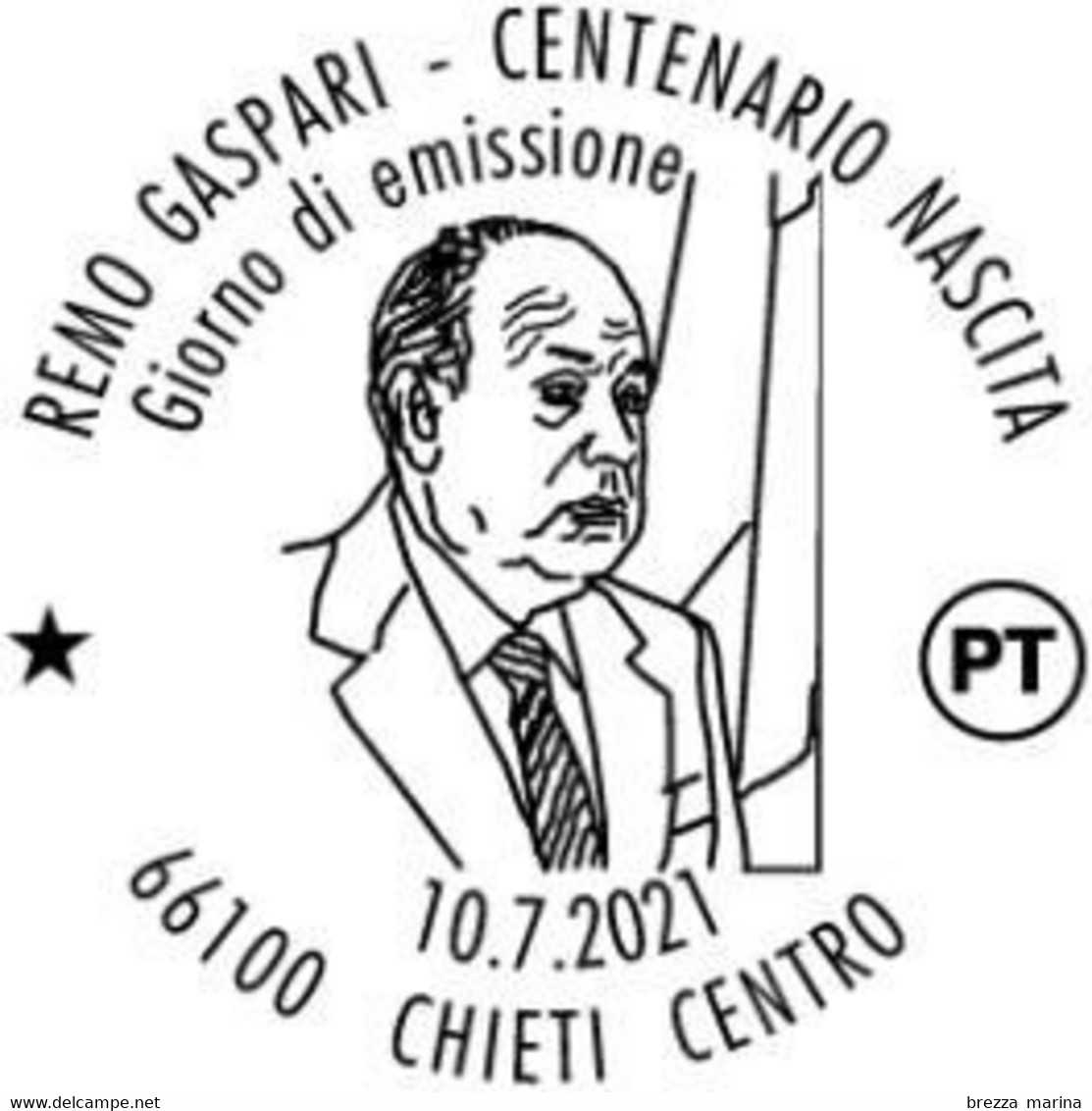 Nuovo - MNH - ITALIA - 2021 - 100 Anni Della Nascita Di Remo Gaspari, Politico - Ritratto - B - Alfanumerico - 2021-...:  Nuevos