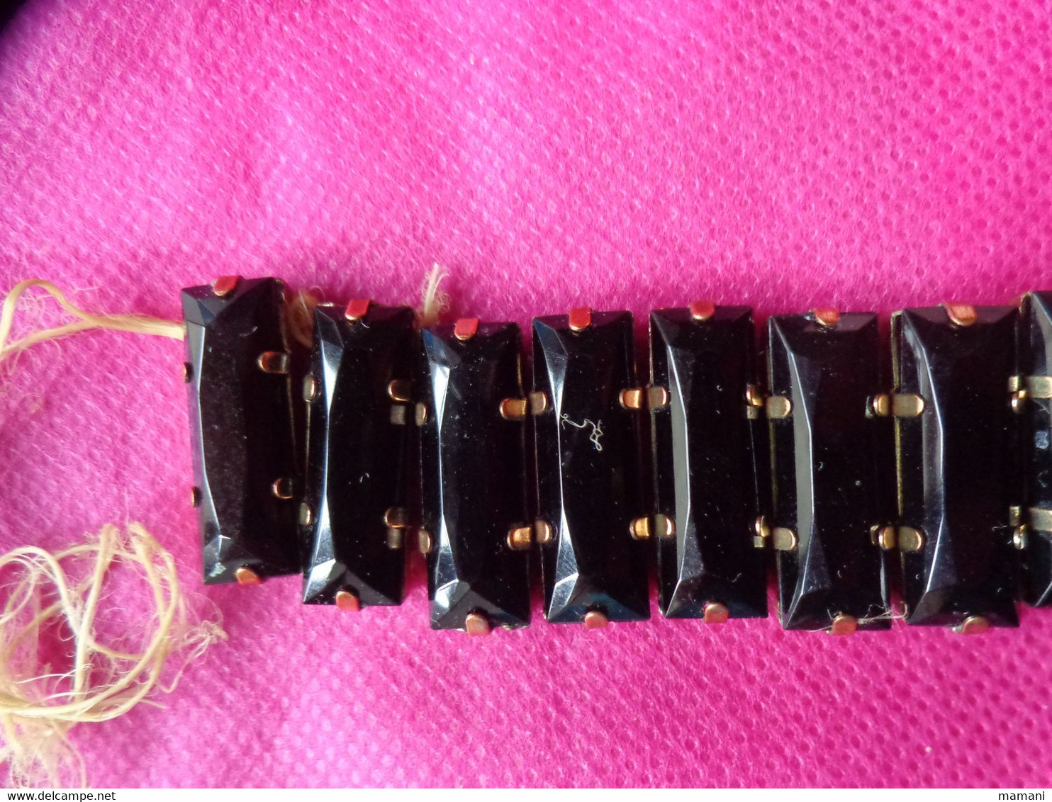 Bracelet Avec 10 Pierres A Remonter (l'elastc C'est Casse) - Andere & Zonder Classificatie