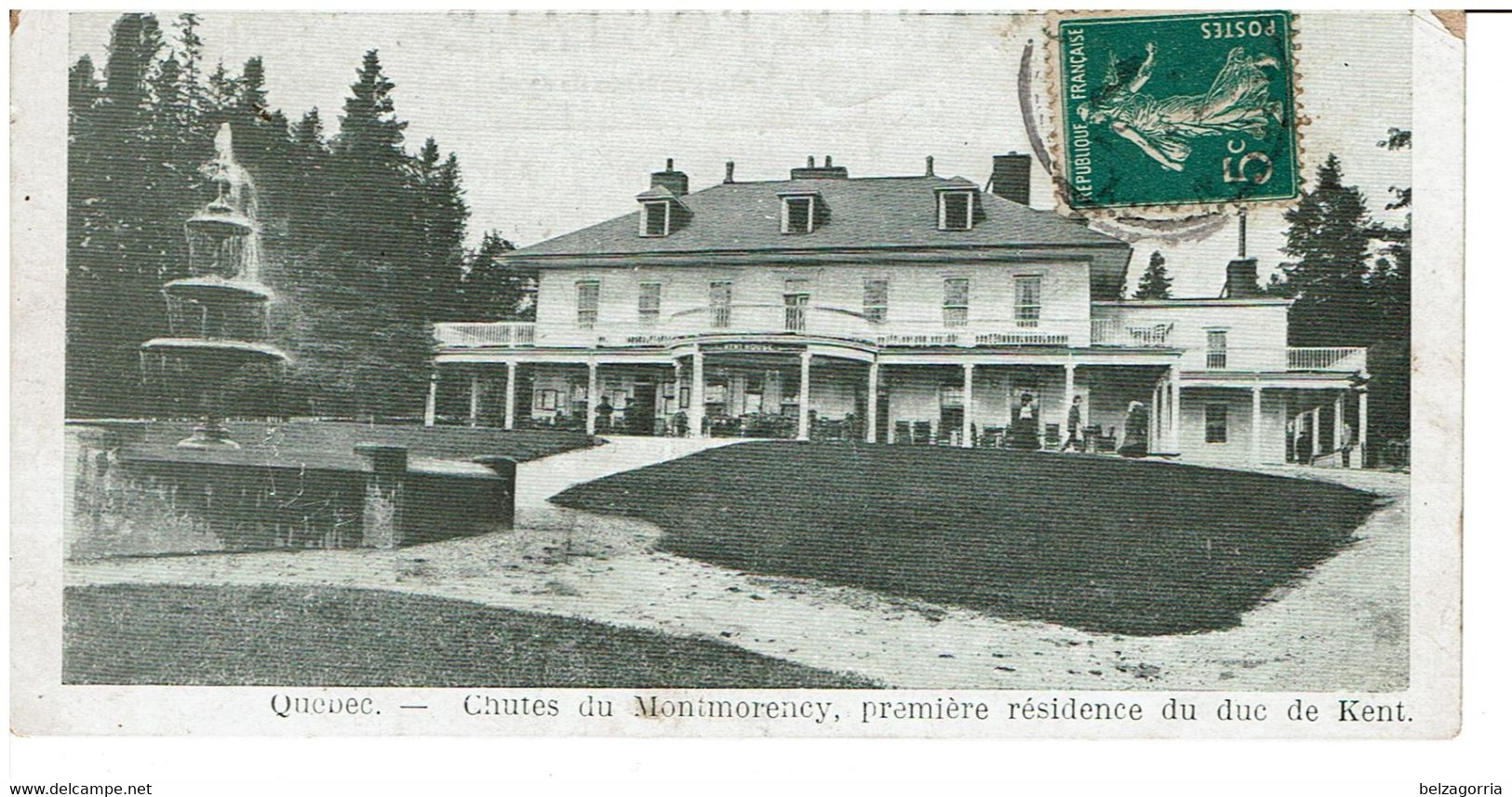 CANADA - QUEBEC - Chutes Du Montmorency, Première Résidence Du Duc De Kent - Montmorency Falls