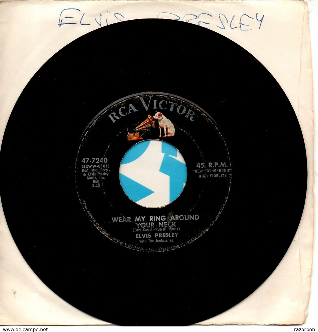 Elvis   Wear My Ring - 45 Rpm - Maxi-Singles