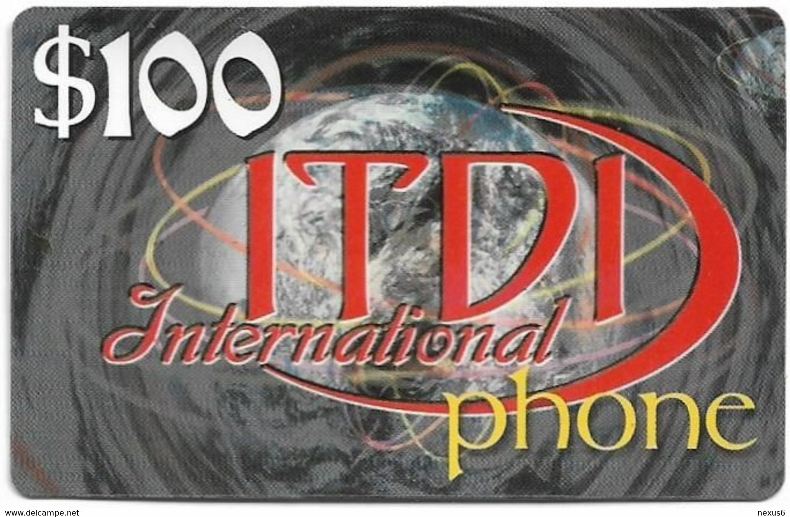 Palestine - ITDI - 100$ International Phone, Prepaid 100$, Mint - Palestine