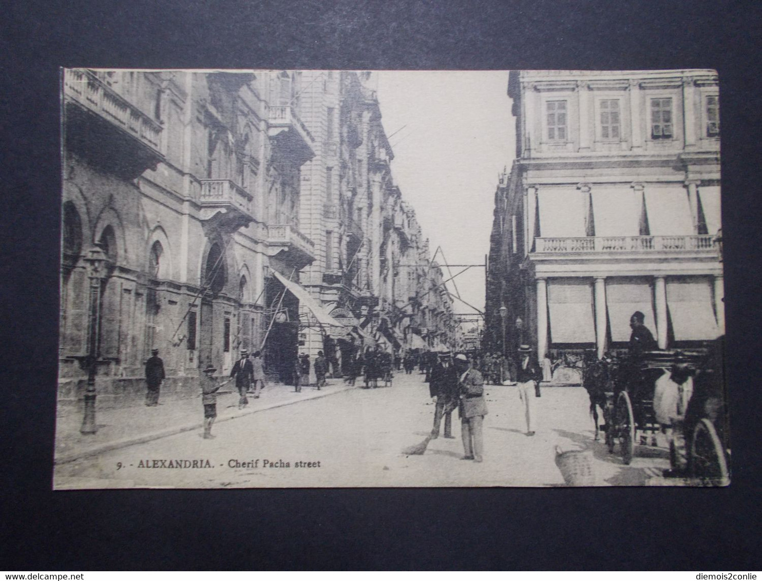 Carte Postale - Egypte - Alexandrie Cherif Pacha Street (4004) - Alexandrie