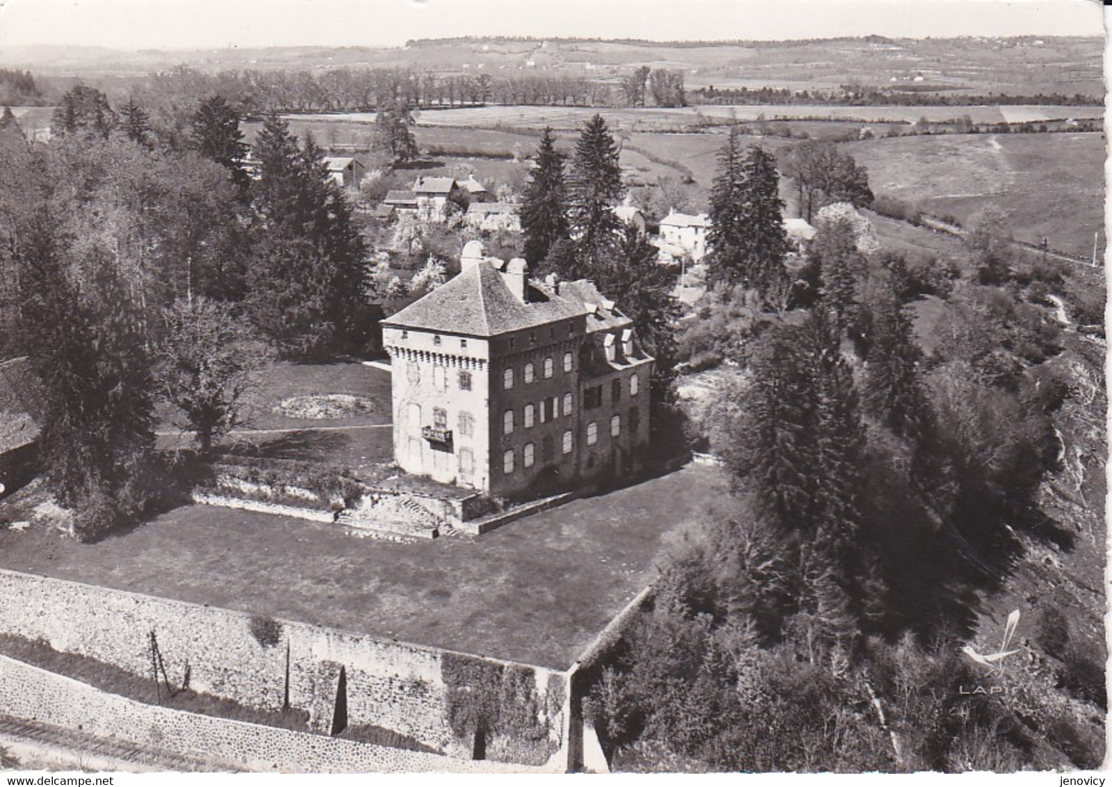 EN AVION AU-DESSUS DE LA CAPELLE -VIESCAMP,LE CHATEAU DE BONNAFOS REF 71774 - Otros & Sin Clasificación