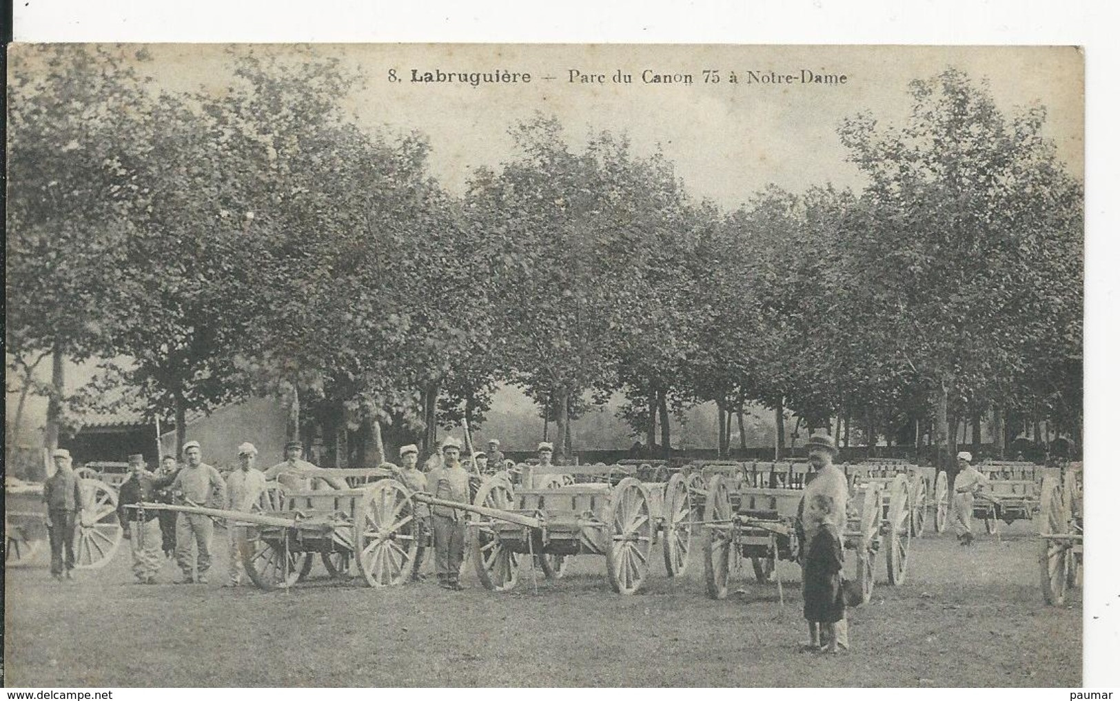 Labruguiére  Parc Du Canon 75 à Notre Dame     Militaria    Artillerie - Labruguière