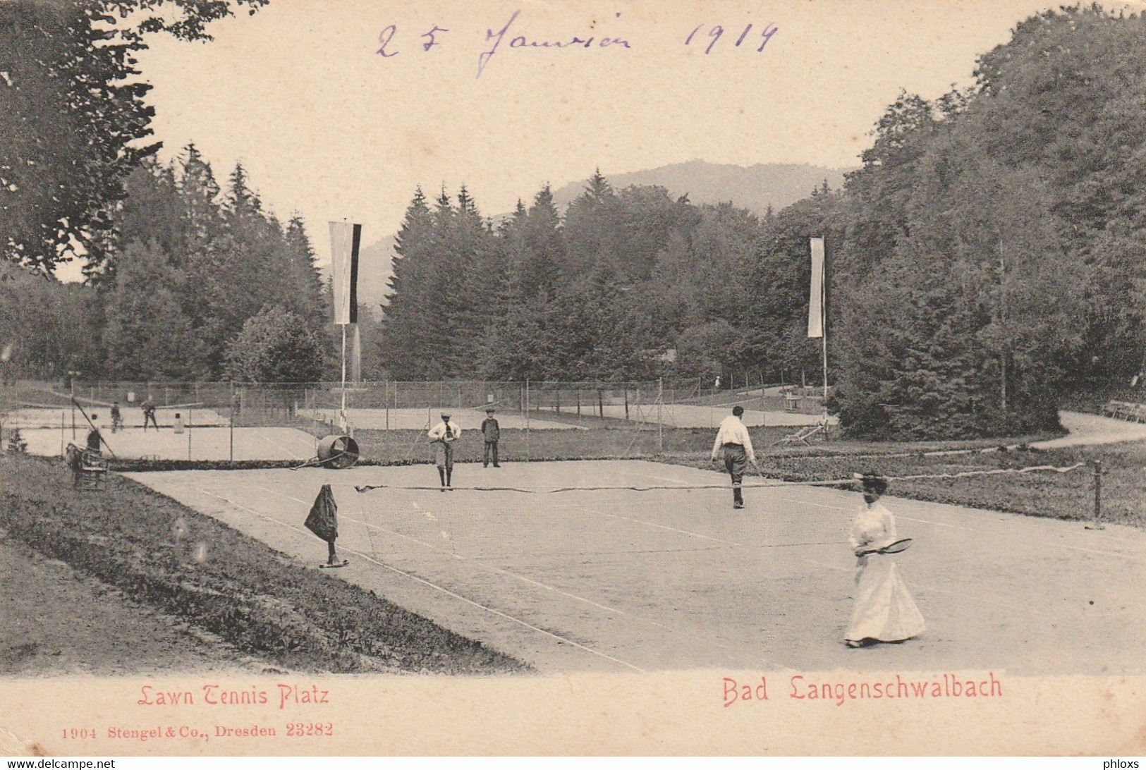 Bad Langenschwalbach / Lawn Tennis Platz / Réf:fm2283 - Langen