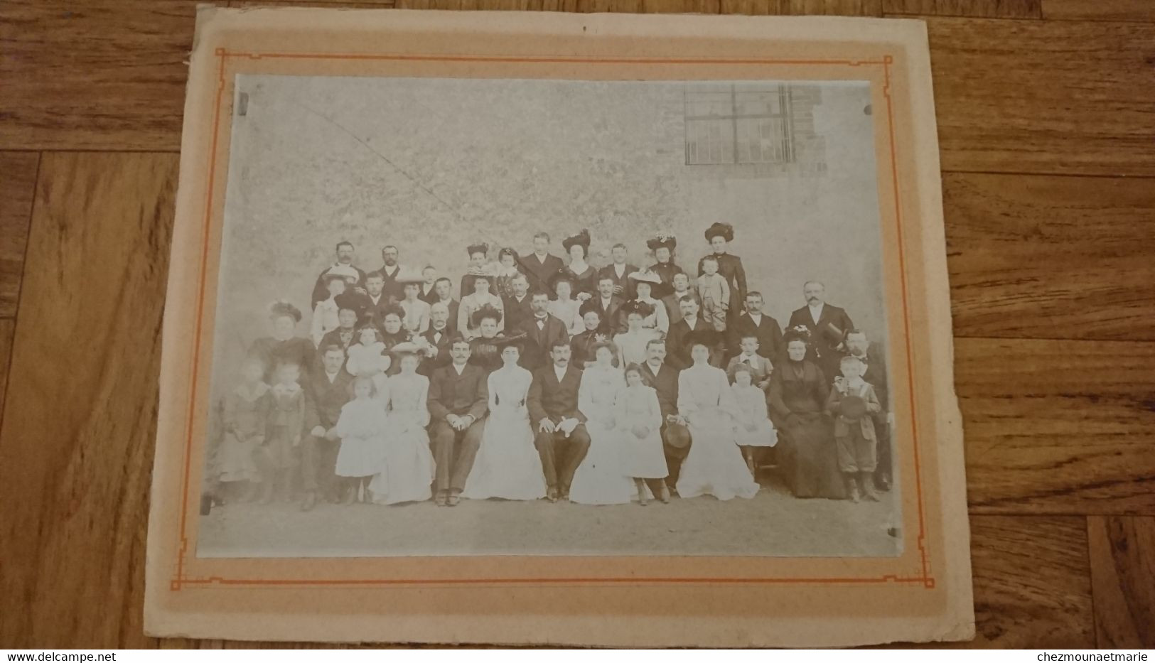 1903 FOISSY SUR VANNE - MARIAGE DE PAUL MALLUILE ET BERTHE LELONG - PHOTO YONNE A. LAVILLE - Geïdentificeerde Personen