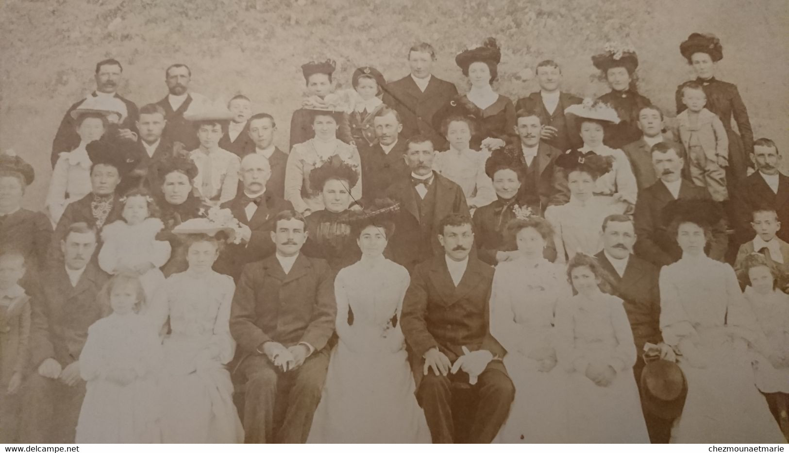 1903 FOISSY SUR VANNE - MARIAGE DE PAUL MALLUILE ET BERTHE LELONG - PHOTO YONNE A. LAVILLE - Personnes Identifiées