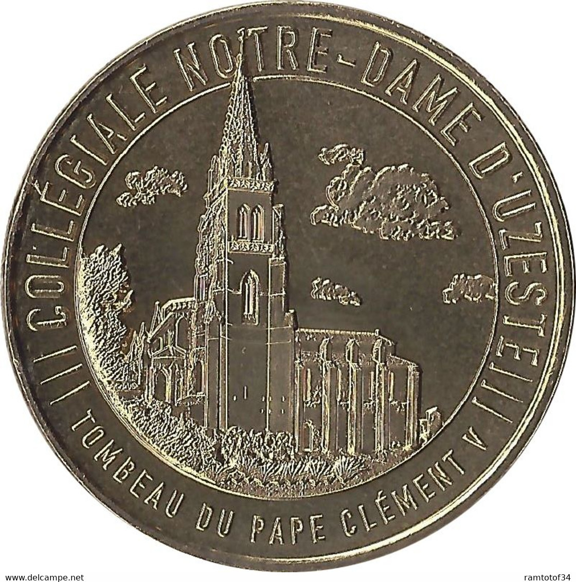 2020 MDP133 - UZESTE - Collégiale Notre-Dame D'Uzeste (tombeau Du Pape Clément V) / MONNAIE DE PARIS 2020 - 2020