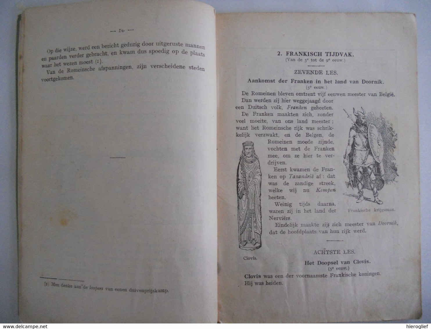 DE GESCHIEDENIS VAN ONS VADERLAND Door G. Thirifay 1929 Middengraad Vd Lagere School België Gent Koningshuis Oorlog - Histoire