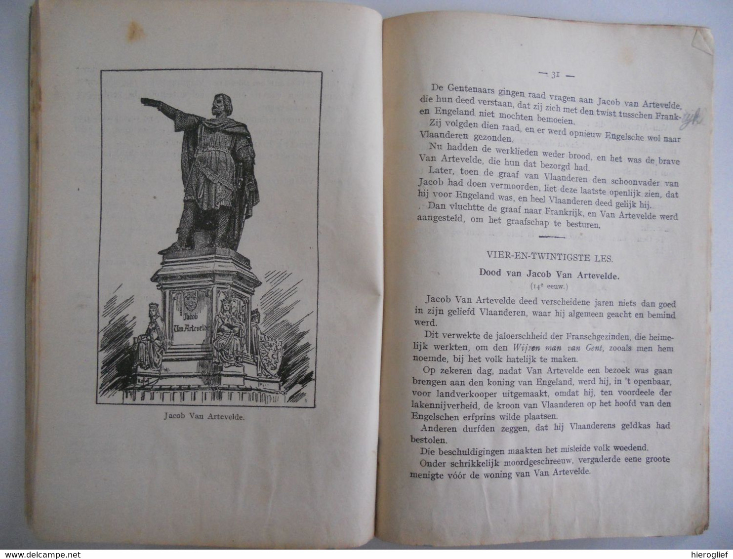 DE GESCHIEDENIS VAN ONS VADERLAND door G. Thirifay 1929 middengraad vd lagere school belgië gent koningshuis oorlog