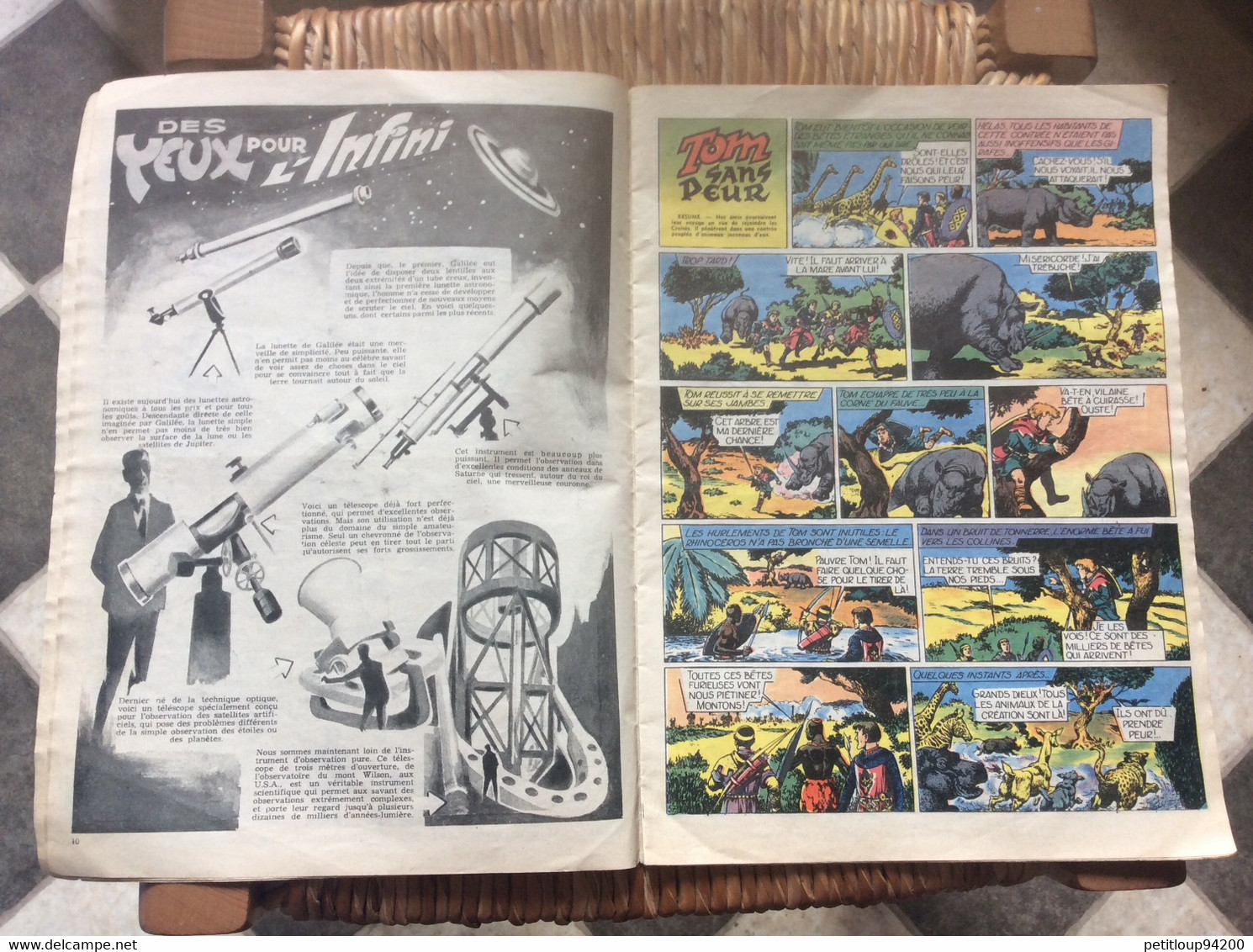 @ ILLUSTRE  HURRAH !  Duck Hurricane Contre la Main Jaune  FELIX LE CHAT  BUGS BUNNY  ROBIN DES BOIS  Etc...No 257 1958