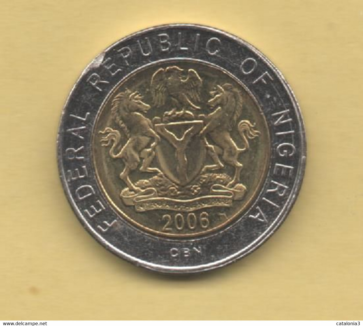 NIGERIA - 1 Naira 2006 Bimetal - Nigeria