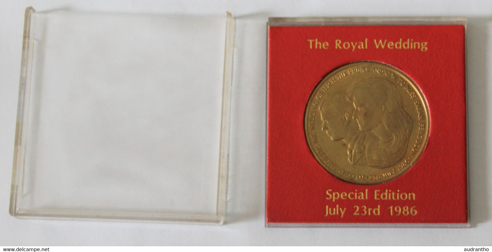 Médaille Medal The Royal Wedding Special Edition July 23rd 1986 Prince Andrew Sarah Ferguson Westminster Abbey - Royaux/De Noblesse