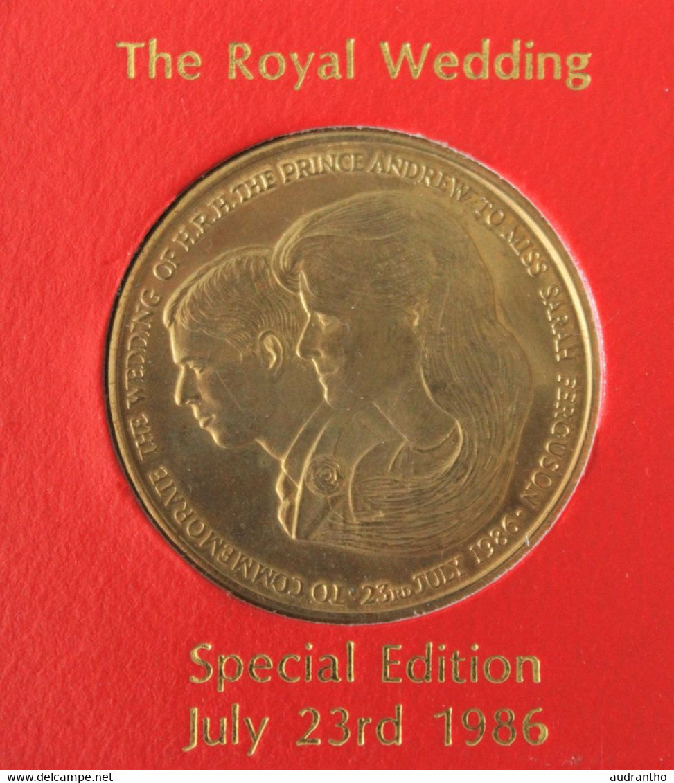 Médaille Medal The Royal Wedding Special Edition July 23rd 1986 Prince Andrew Sarah Ferguson Westminster Abbey - Adel