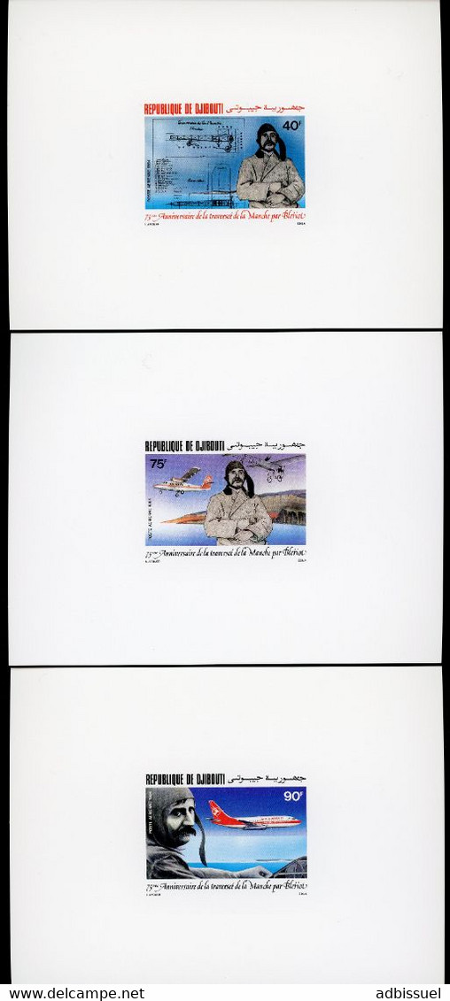 DJIBOUTI 3 Epreuves De Luxe Sur Papier Glacé De La Poste Aérienne N° 208 à 210 TB (voir Description) - Djibouti (1977-...)