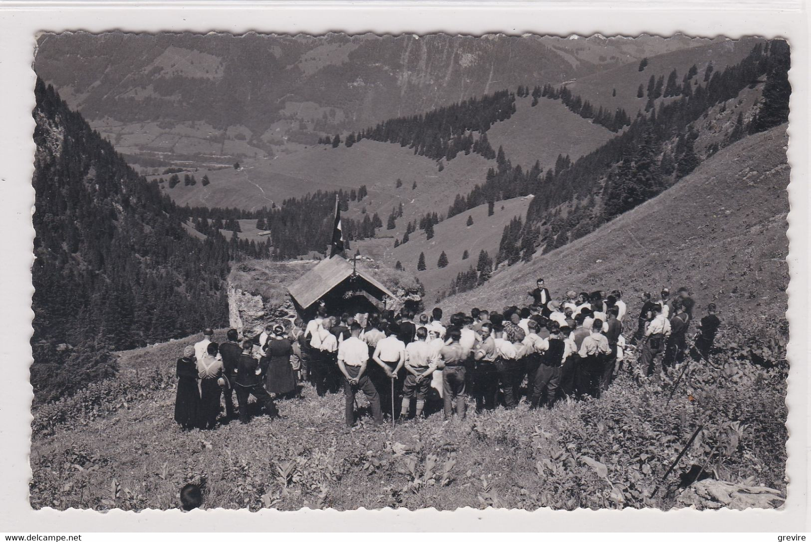 Grandvillard, A Bounavaux, Important Groupement. Carte-photo - Grandvillard