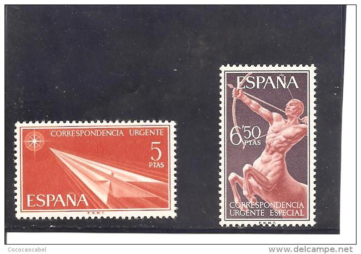 España/Spain-(MNH/**) - Edifil  1765-66 - Yvert Urgente 34-35 - Espresso