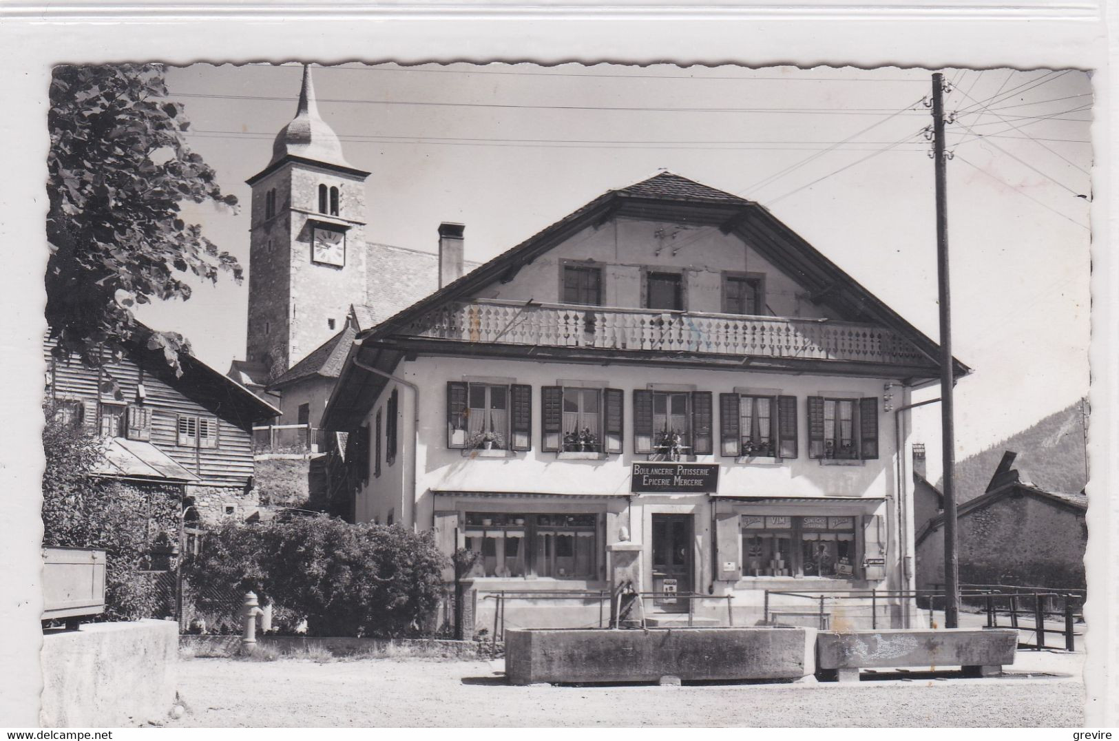 Enney, Boulangerie - Patisserie - Epicerie - Mercerie. Carte-photo - Enney