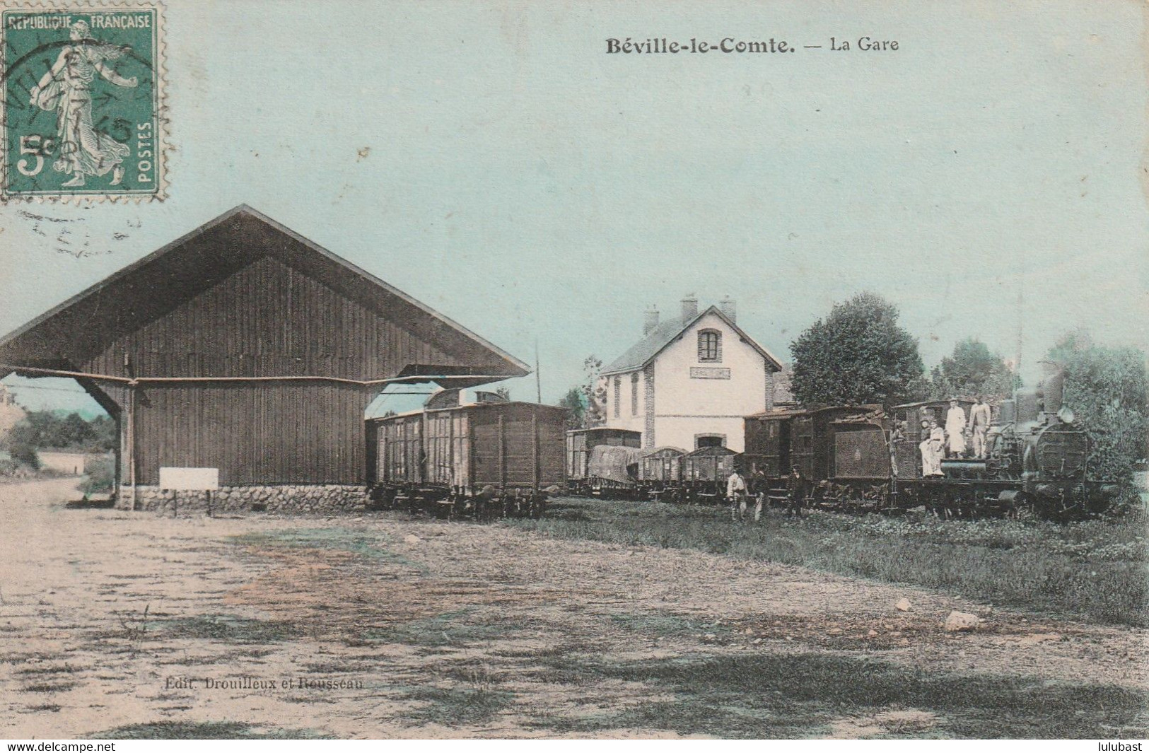 Béville-le-Comte : La Gare. (TTB Plan). - Other & Unclassified