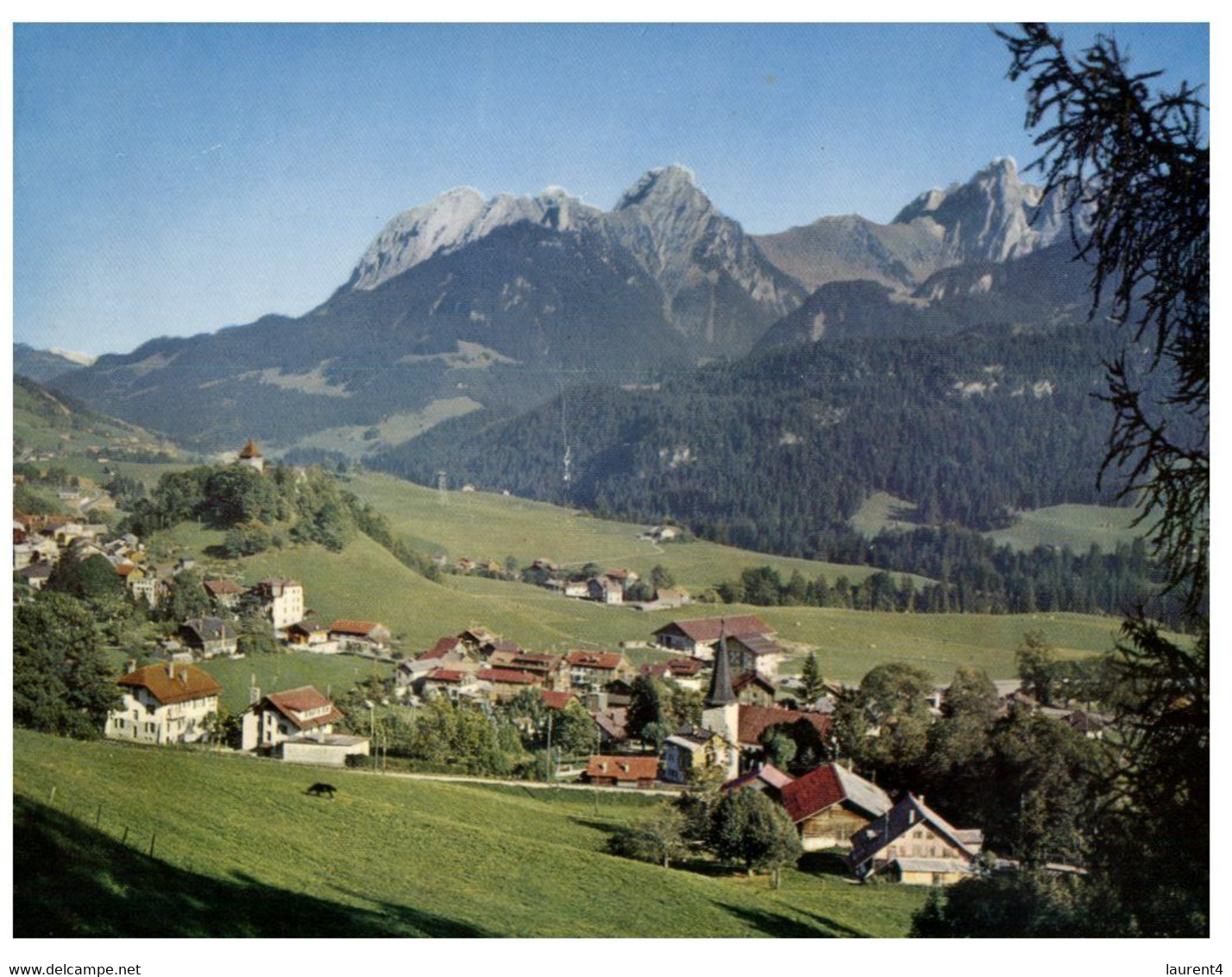 (UU 6) Switzerland - Château-d'Œx (posted 1972) - Château-d'Œx