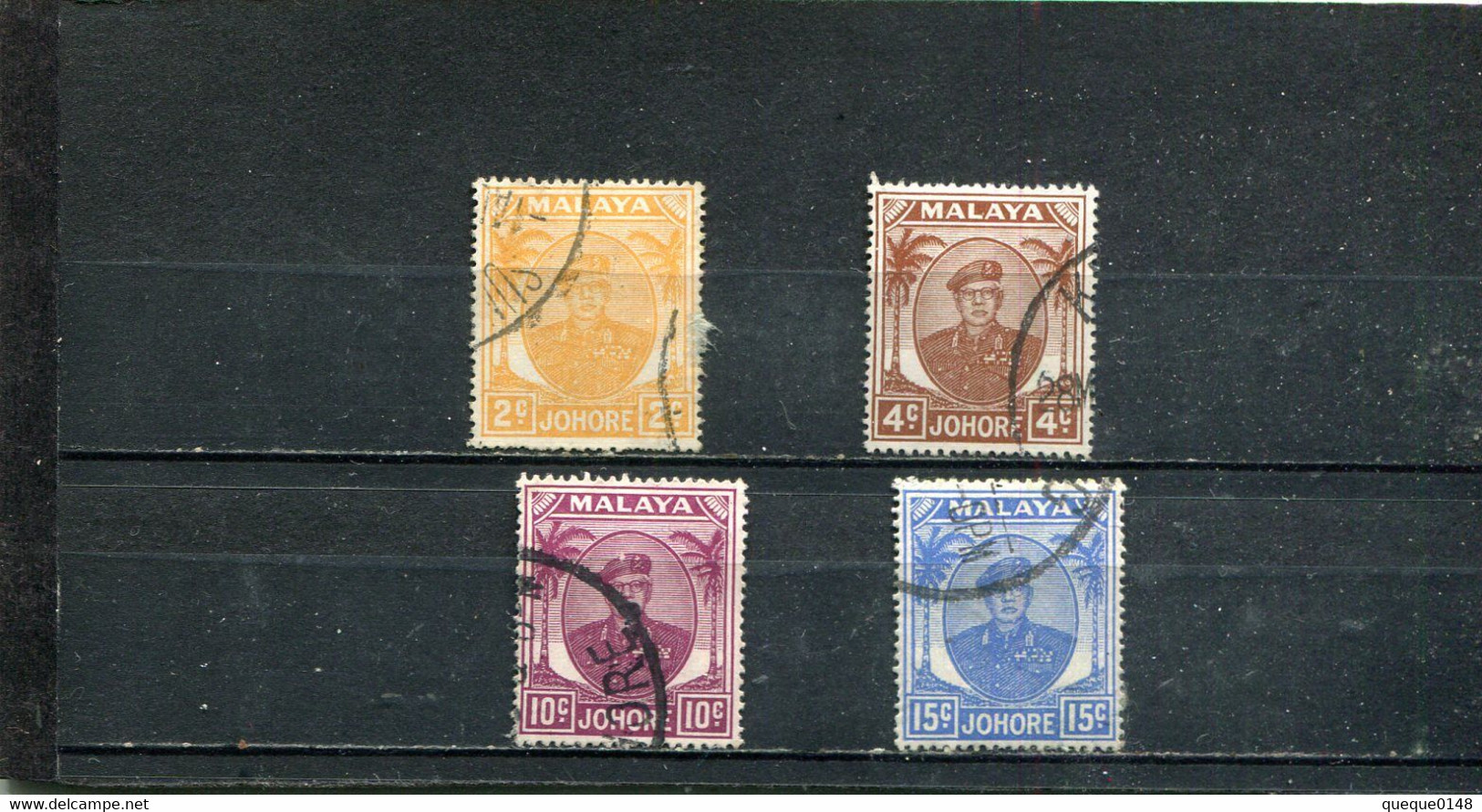 Johore 1949-55 Yt 111 113 116 117 - Johore