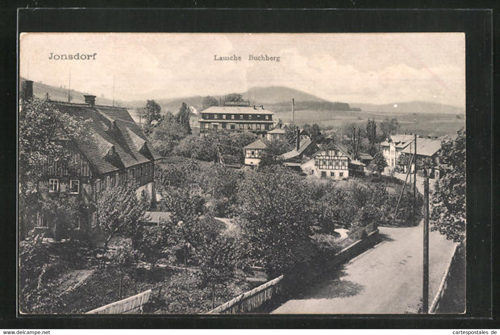 AK Jonsdorf, Ortspartie Mti Bad Jonsdorf, Lausche Und Buchberg - Jonsdorf