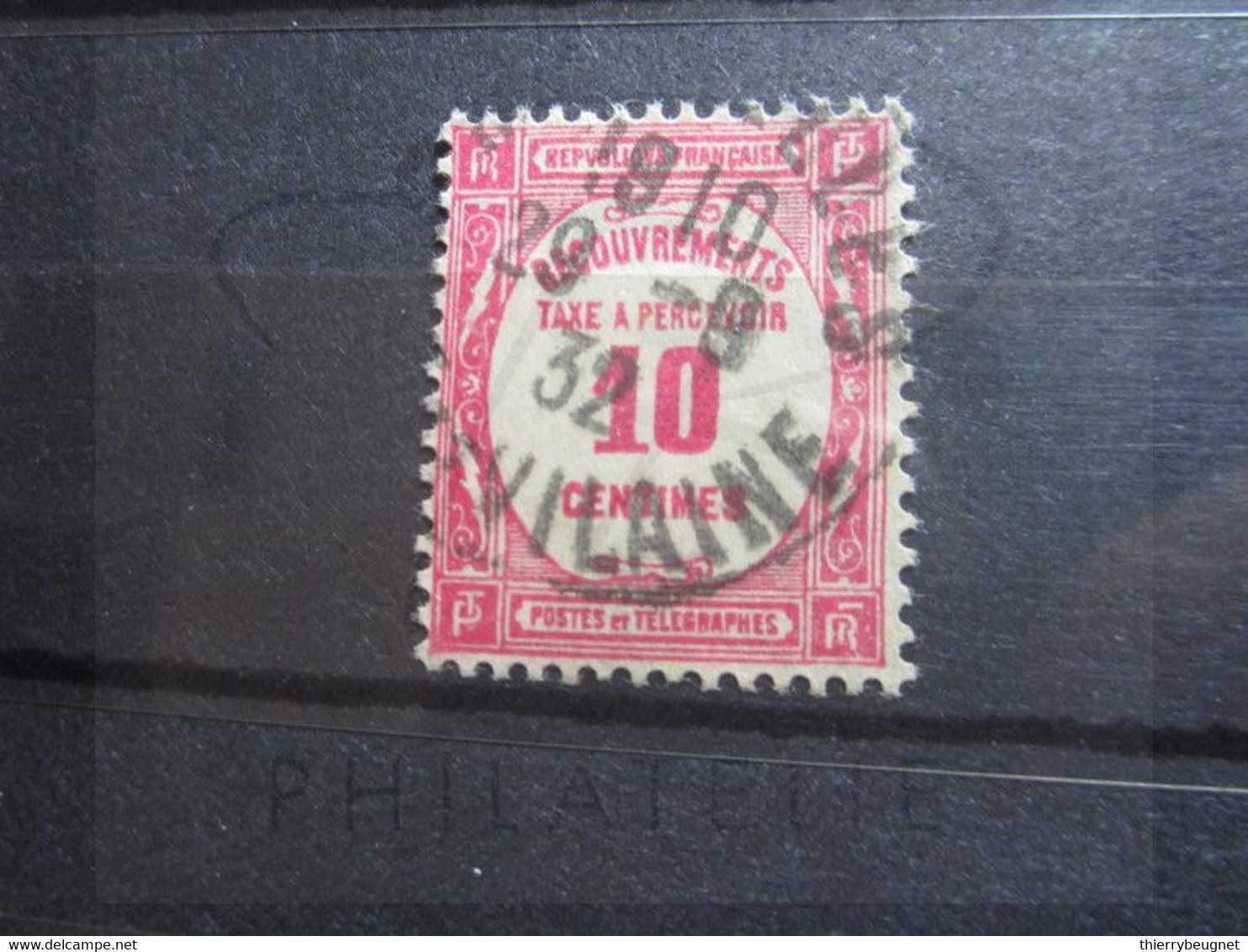 VEND BEAU TIMBRE TAXE DE FRANCE N° 56 !!! (a) - 1859-1959 Used