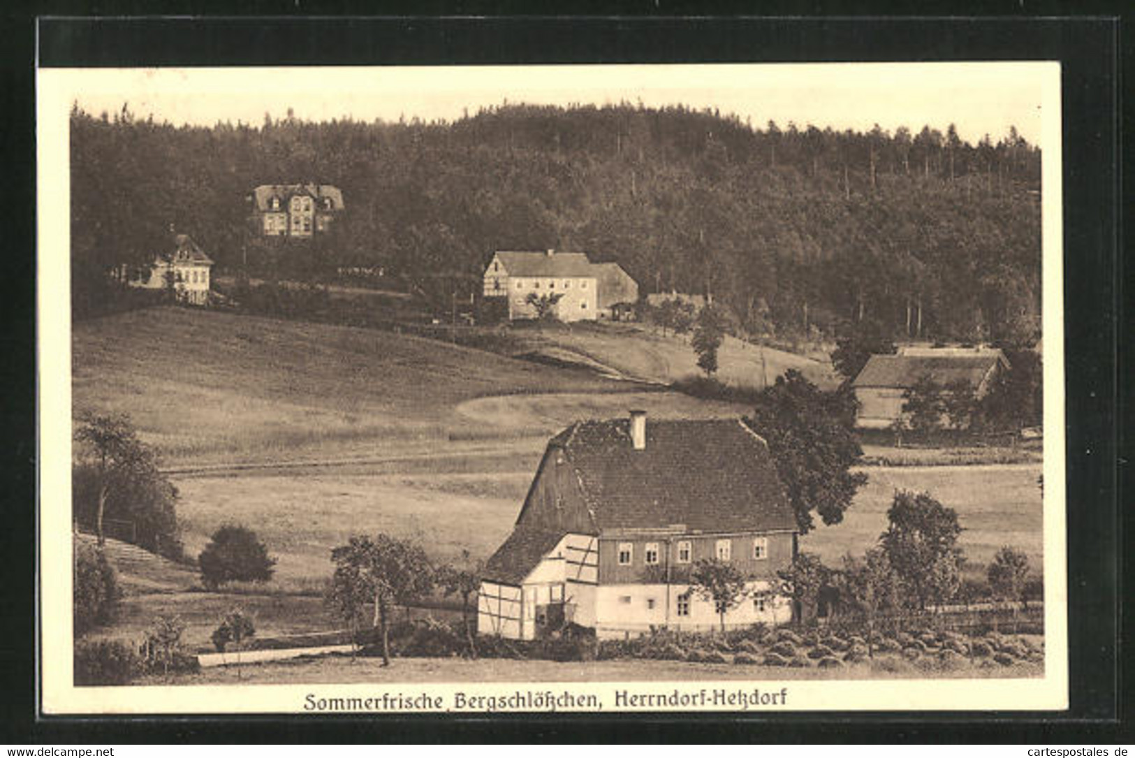 AK Herrndorf-Hetzdorf, Restaurant Bergschlösschen - Hetzdorf