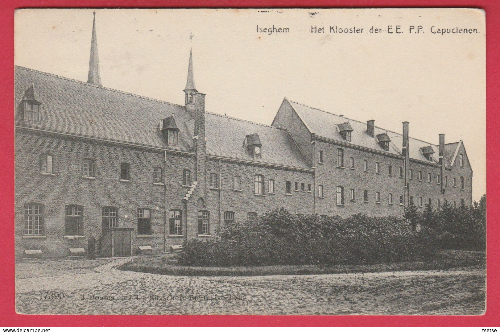 Izegem - Het Klooster Der E.E. P.P. Capucienen -1908  ( Verso Zien ) - Izegem